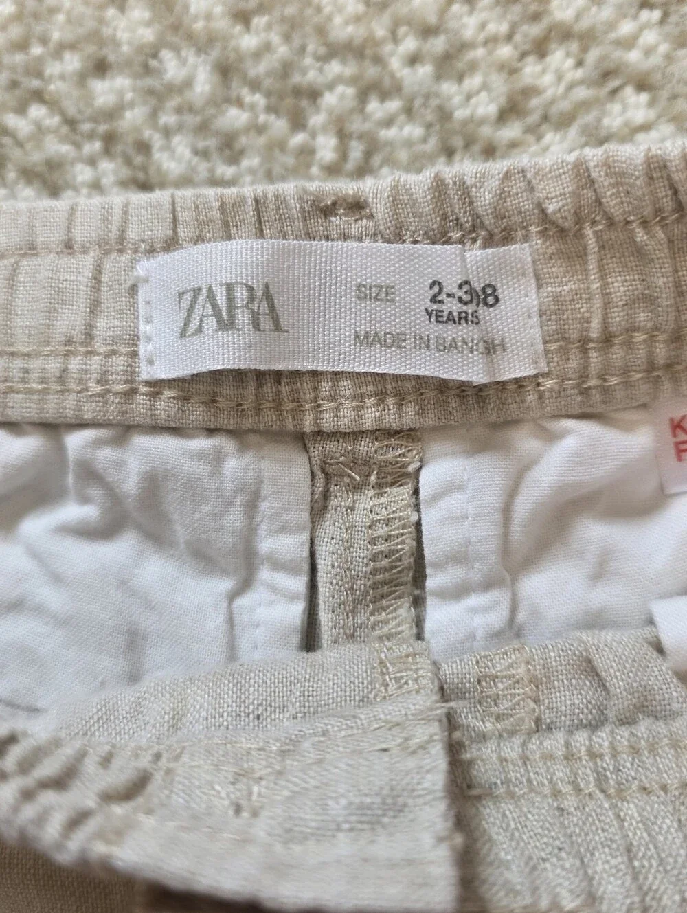 Zara 2-3 Linen Shorts